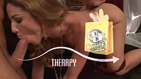 damn sienna west's big tits bounce wild taking rocco's cock deep pussy pounding