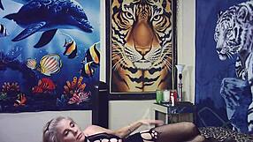 Wrestling Passion Ignites Steamy Backstage Blowjob