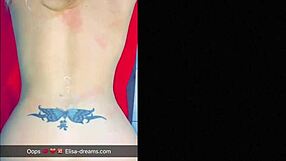 damn this sexy milf's dirty panty blowjob and cum play snaps