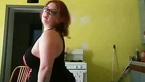 Cum Explodes All Over Her Massive Tits and Juicy Ass!