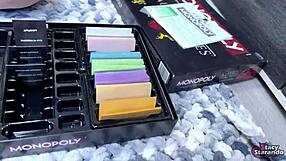 i turned into my hot stepsister's naked sex slave during our monopoly game domination... part one