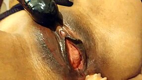 Vero risks it all with double anal toy play