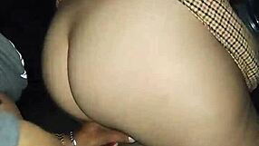 horny latina puta can't hold back gets fucked publicly on beach car flashing tits ass