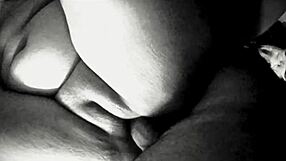 amateur curvy hotwife moans loud as young student pounds her fat pussy hard