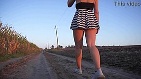 you gotta see this hot asian flashing her panties upskirt in sneaky voyeur tease