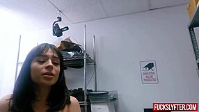 repressed shy thief petite teen hides perfume bottle deep drawer