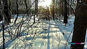 Stepsister Russian's Outdoor Deepthroat Cum Swallow Blowjob Turns Me On Most!