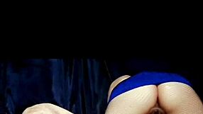 Perverted neighbor fucks hot mexican teen's big ass in micro shorts outdoor real homemade creampie