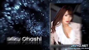 Asian beauty spreads delicate stocking legs flashing wet pussy closeup