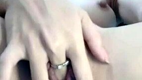 Petite Asian Teases Dripping Pussy Masturbation in Sultry Solo Play