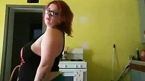 Cum Explodes All Over Her Massive Tits and Juicy Ass!