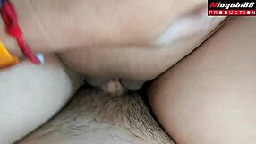 thai slut rides shaved cock till cumshot on tits