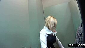 striking czech teen seduced in mall strips clothes ripped pov fucked hardcore