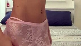 Blonde teen squirts soaking bed with giant toy pussy explosion uncensored