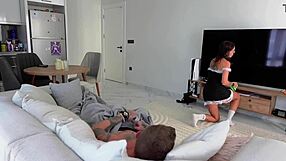 i argued with my wife then bent the maid over and pounded all her tight holes roughly