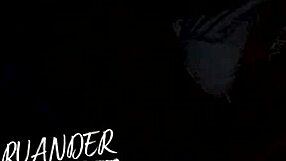 french slut in satin stockings heels licks asshole sucks cock bent over