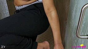 this stunning bronze model strips in shower after daddy casting interview