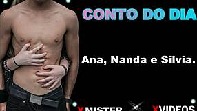 ana nanda and silvia heat things up together