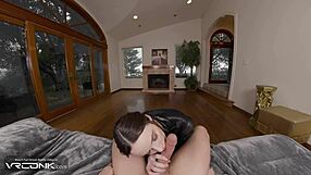 horny katniss everdeen cosplay deepthroats huge cock vr hunger games parody