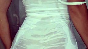 I Touch My Horny Body in Shower and Masturbate Before Bathing