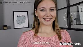 Steamy Cute Girl Fingers Pink Cunt Masturbating To Intense Orgasm Cum