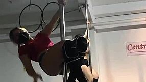 doctorita argenta strips sexy on the hospital pole for patients