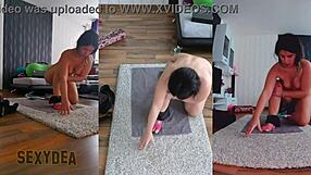 i'm sweating through this naked workout with triple cams