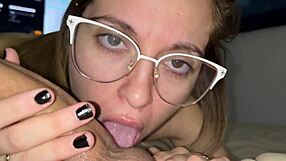 Argentine Couple's Best Blowjob Ends in Huge Facial Cumshot Spooning Creampie