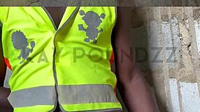 guy unleashes craziest moans jerking monster cock publicly exploding cum