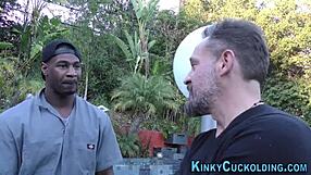 cuckolding babe takes massive bbc deep in humiliating interracial session