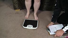 Chubby mature tricked coach, wanna fuck her saggy tits first lesson?