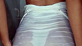 I Touch My Horny Body in Shower and Masturbate Before Bathing