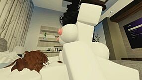 Furtive thrusts ignite passion inside roblox condo shadows