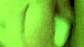 my pierced wet pussy throbs fucking vibrator in crotchless panties to screaming orgasm