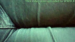 Gretala blues her jeans in sultry brunette mature tease