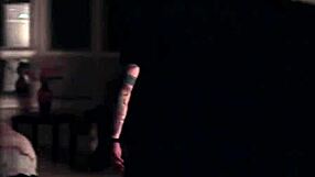 Masked thugs pound blonde teen's all holes