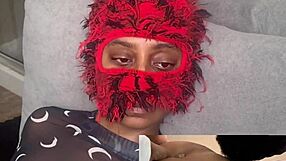 ebony fails no-moaning challenge as wet pussy gets eaten to squirting explosion!