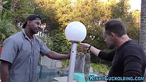 cuckolding babe takes massive bbc deep in humiliating interracial session