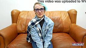 i love watching blue haired raven fingered fucked then swallow cum