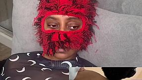 ebony fails no-moaning challenge as wet pussy gets eaten to squirting explosion!