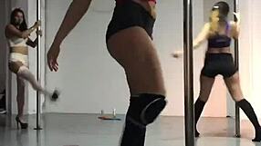 doctorita argenta strips sexy on the hospital pole for patients