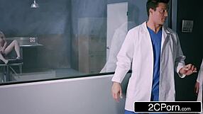 double trouble! docs dp blonde milf patient hard in hospital threesome!!