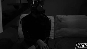 Pamela sanchez fucks hairy guy in leather mask rough doggystyle cowgirl big pussy lips dripping