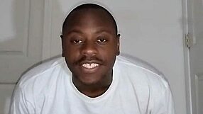 First Time Spreading Ass in White Underwear Masturbation