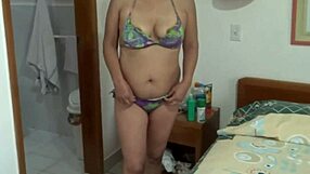 on the beach i finger my pussy watching stepmom then she begs my cum