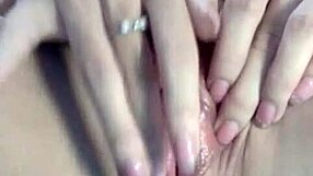 Petite Asian Teases Dripping Pussy Masturbation in Sultry Solo Play