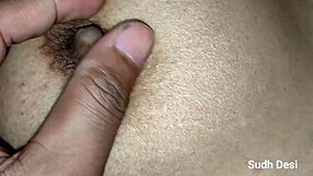 my desi chut stuffed with finger and pen