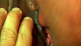 black milf in stockings rides cock doggystyle for facial cumshots