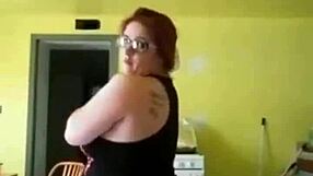 Cum Explodes All Over Her Massive Tits and Juicy Ass!