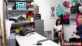 repressed shy thief petite teen hides perfume bottle deep drawer